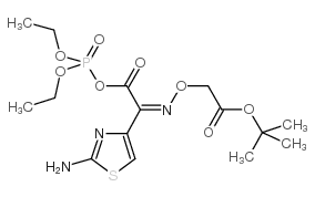 diethoxyphosphoryl (2Z)-2-(2-amino-1,3-thiazol-4-yl)-2-[2-[(2-methylpropan-2-yl)oxy]-2-oxoethoxy]iminoacetate_204185-34-2