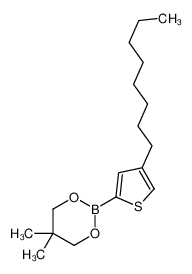 5,5-dimethyl-2-(4-octylthiophen-2-yl)-1,3,2-dioxaborinane_205105-15-3