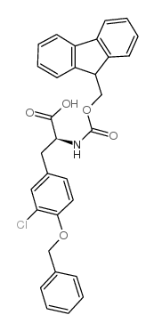 (2S)-3-(3-chloro-4-phenylmethoxyphenyl)-2-(9H-fluoren-9-ylmethoxycarbonylamino)propanoic acid_205181-81-3