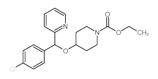 ethyl 4-[(4-chlorophenyl)-pyridin-2-ylmethoxy]piperidine-1-carboxylate_207726-35-0