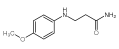 3-(4-methoxyanilino)propanamide_21017-46-9