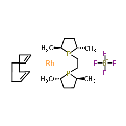 (-)-1,2-bis((2s,5s)-2,5-dimethylphospholano)ethane(cyclooctadiene)rhodium (i) tetrafluoroborate_213343-65-8