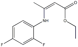 2-Butenoic acid, 3-[(2,4-difluorophenyl)aMino]-, ethyl ester_219140-13-3