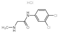 N-(3,4-dichlorophenyl)-2-(methylamino)acetamide,hydrochloride_22010-09-9