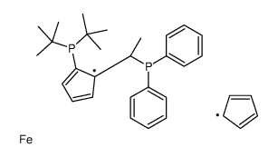(s)-1-[(r)-2-(di-tert.-butylphosphino)ferrocenyl]ethyldiphenylphosphine_223121-01-5