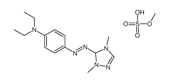 4-[(2,4-dimethyl-3H-1,2,4-triazol-3-yl)diazenyl]-N,N-diethylaniline,methyl hydrogen sulfate_23532-28-7