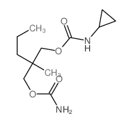 [2-(carbamoyloxymethyl)-2-methylpentyl] N-cyclopropylcarbamate_24353-88-6
