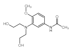 4-Acetylamino-2-(bis(2-hydroxyethyl)amino)anisole_24530-67-4