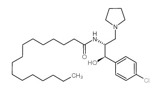 Hexadecanamide, N-[(1R,2R)-2-(4-chlorophenyl)-2-hydroxy-1-(1-pyrrolidinylmethyl)ethyl]_245329-88-8