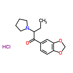 1-(1,3-Benzodioxol-5-yl)-2-(1-pyrrolidinyl)-1-butanone hydrochloride_24622-60-4
