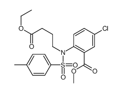 methyl 5-chloro-2-[(4-ethoxy-4-oxobutyl)-(4-methylphenyl)sulfonylamino]benzoate_247237-43-0