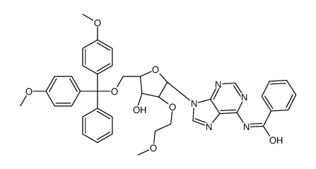 N-[9-[(2R,3R,4R,5R)-5-[[bis(4-methoxyphenyl)-phenylmethoxy]methyl]-4-hydroxy-3-(2-methoxyethoxy)oxolan-2-yl]purin-6-yl]benzamide_251647-48-0