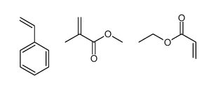 ethyl prop-2-enoate,methyl 2-methylprop-2-enoate,styrene_25931-51-5