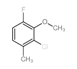 3-chloro-1-fluoro-2-methoxy-4-methylbenzene_261762-79-2