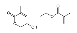 ethyl 2-methylprop-2-enoate,2-hydroxyethyl 2-methylprop-2-enoate_26335-61-5