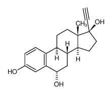 (6S,8R,9S,13S,14S,17R)-17-ethynyl-13-methyl-7,8,9,11,12,14,15,16-octahydro-6H-cyclopenta[a]phenanthrene-3,6,17-triol_27521-34-2