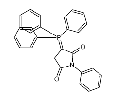 1-phenyl-3-(triphenyl-$l^{5}-phosphanylidene)pyrrolidine-2,5-dione_28118-80-1