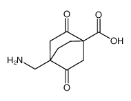 4-Aminomethylbicyclo(2.2.2)octa-2,5-dion-1-carbonsaeure_28345-68-8