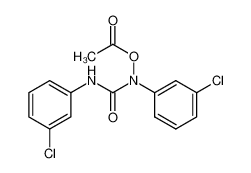 1-acetoxy-1,3-bis(3-chlorophenyl)urea_28360-05-6