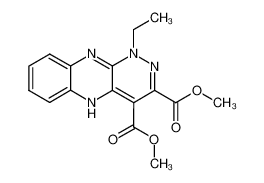 dimethyl 1-ethyl-1,5-dihydropyridazino[3,4-b]quinoxaline-3,4-dicarboxylate_283611-67-6