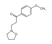 3-isoxazolidin-2-yl-1-(4-methoxy-phenyl)-propan-1-one_28367-32-0
