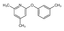2-(3-Methylphenoxy)-4,6-dimethylpyridin_28370-12-9