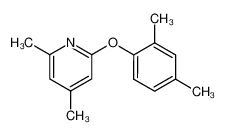 2-(2,4-Dimethylphenoxy)-4,6-dimethyl-pyridin_28373-47-9