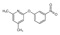 2-(3-Nitrophenoxy)-4,6-dimethylpyridin_28373-50-4