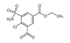 ethyl-4-chloro-3-nitro-5-sulphamyl-benzoate_28394-90-3