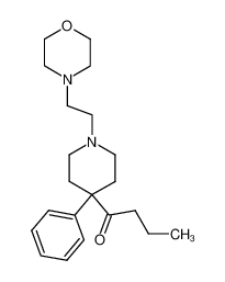 1-[1-(2-morpholin-4-yl-ethyl)-4-phenyl-piperidin-4-yl]-butan-1-one_28399-39-5