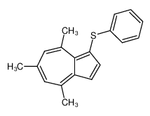 1-Phenylmercapto-4,6,8-trimethyl-azulen_2840-53-1