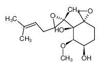 (3S,4R,5R,6R)-5-Methoxy-4-[(S)-2-methyl-3-(3-methyl-but-2-enyl)-oxiranyl]-1-oxa-spiro[2.5]octane-4,6-diol_28400-07-9