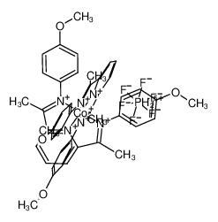 (Co(2,6-bis(1-(4-methoxyphenylimino)ethyl)pyridine)2)(PF6)_284021-47-2