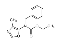 Benzyl-(4-methyl-oxazol-5-yl)-carbamic acid ethyl ester_2841-07-8