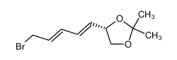 (S)-4-((1E,3E)-5-Bromo-penta-1,3-dienyl)-2,2-dimethyl-[1,3]dioxolane_284480-78-0