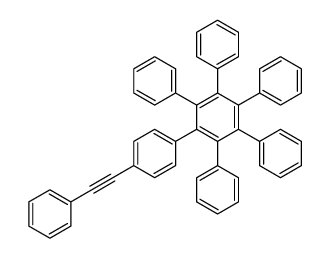 1,2,3,4,5-pentakis-phenyl-6-[4-(2-phenylethynyl)phenyl]benzene_284494-77-5