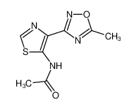 N-[4-(5-methyl-[1,2,4]oxadiazol-3-yl)-thiazol-5-yl]-acetamide_2846-91-5