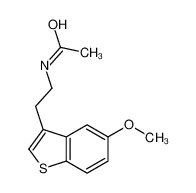 N-[2-(5-methoxy-1-benzothiophen-3-yl)ethyl]acetamide_28462-87-5
