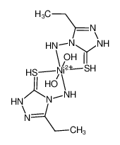 [nickel(II)bis(4-amino-3-ethyl-1,2,4-triazole-5-thione)2(H2O)]_284669-30-3