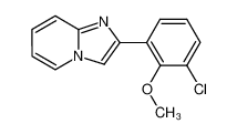 2-(3-chloro-2-methoxyphenyl)imidazo[1,2-a]pyridine_284679-80-7