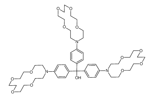 Tris-[4-(1,4,7,10-tetraoxa-13-aza-cyclopentadec-13-yl)-phenyl]-methanol_284687-73-6