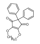1,2-Dimethoxy-4,4-diphenyl-cyclopenten-3,5-dion_28469-47-8