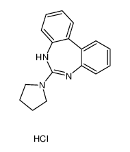 6-pyrrolidin-1-ium-1-yl-7H-benzo[d][1,3]benzodiazepine,chloride_2849-08-3