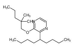 Pyrazine, 2-(1-butylpentyl)-3-[(2,2-dimethylpentyl)oxy]-_2850-79-5