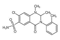 7-chloro-1,2-dimethyl-4-oxo-3-o-tolyl-1,2,3,4-tetrahydro-quinazoline-6-sulfonic acid amide_28508-68-1
