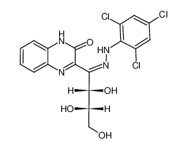 3-[1-(2,4,6-trichlorophenylhydrazono)-L-threo-2,3,4-trihydroxybut-1-yl]quinoxalin-2-(1H)one_285127-71-1