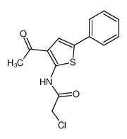 N1-(3-Acetyl-5-phenyl-2-thienyl)-chloracetamid_285138-57-0