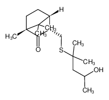 (1R,3S,4R)-3-(3-Hydroxy-1,1-dimethyl-butylsulfanylmethyl)-1,7,7-trimethyl-bicyclo[2.2.1]heptan-2-one_285139-15-3