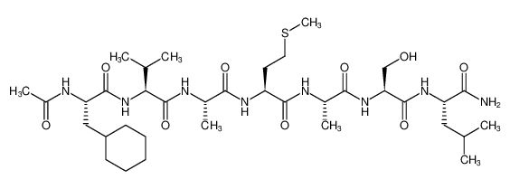 (S)-2-((2S,5S,8S,11S,14S,17S)-17-(cyclohexylmethyl)-2-(hydroxymethyl)-14-isopropyl-5,11-dimethyl-8-(2-(methylthio)ethyl)-4,7,10,13,16,19-hexaoxo-3,6,9,12,15,18-hexaazaicosanamido)-4-methylpentanamide_285142-28-1
