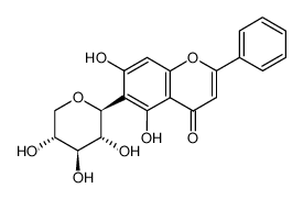 6-(C-β-D-Xylopyranosyl)-chrysin_28526-43-4